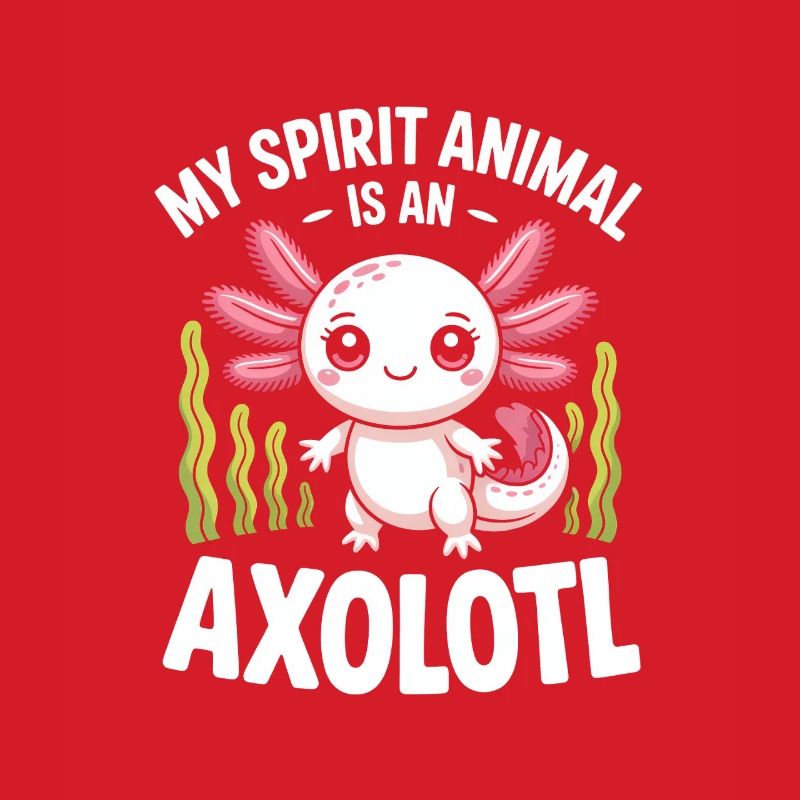 Axolotl Geisttier-Tee