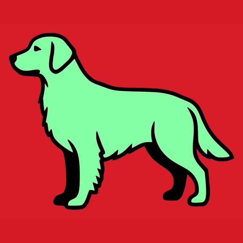 Labrador Retriever Silhouette