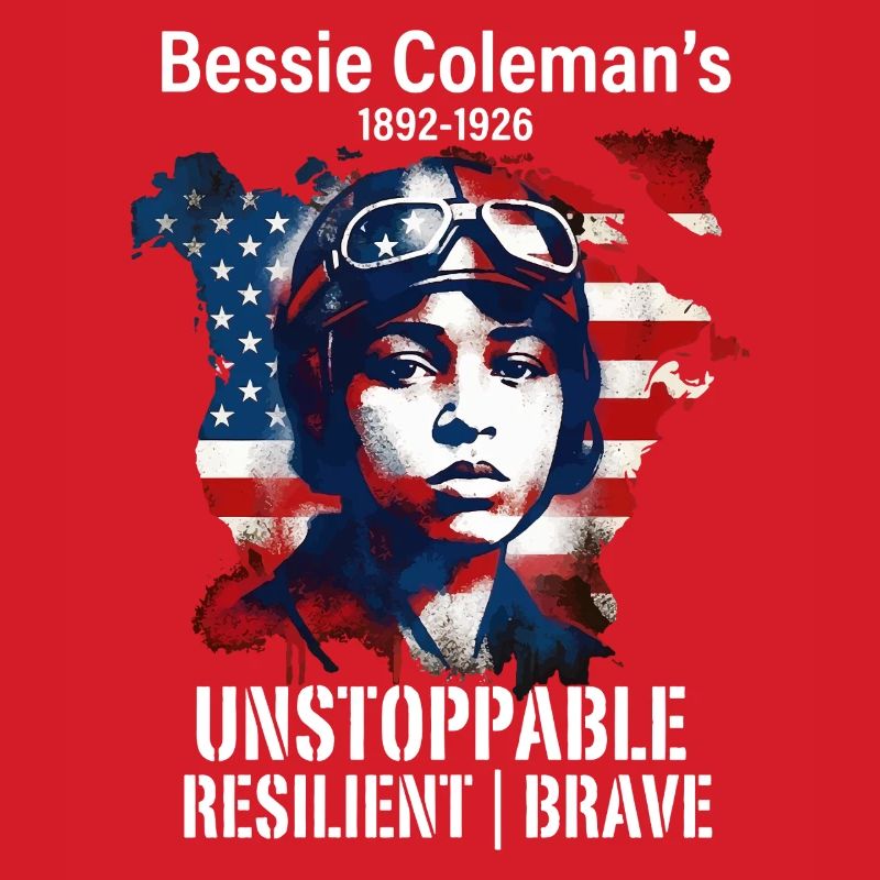 Bessie Coleman Pionnière courageuse de l’aviation