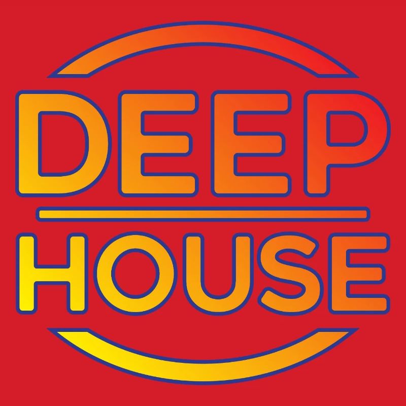 Deep House Neon Crest
