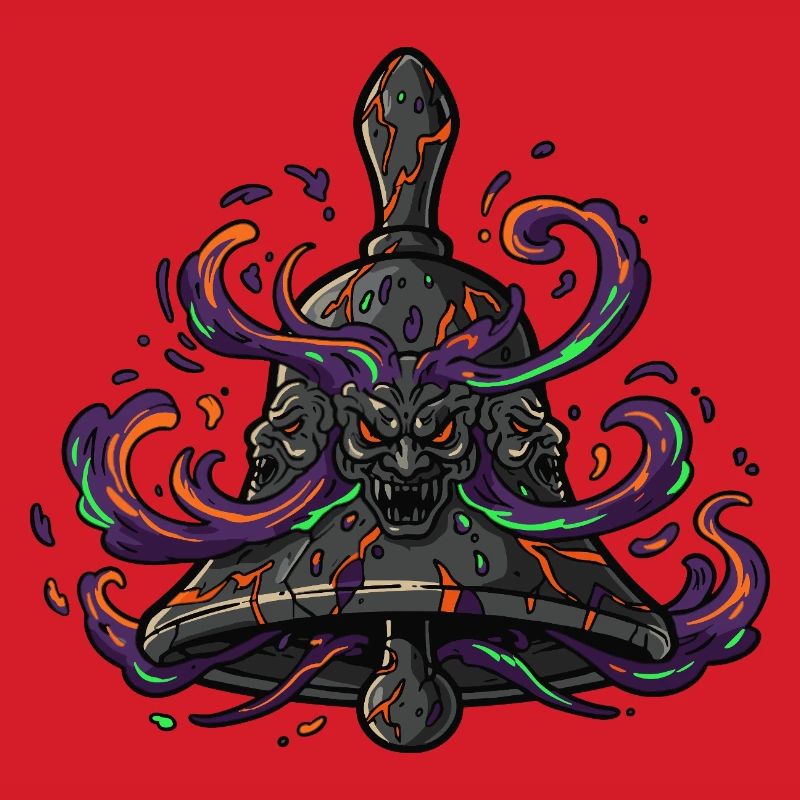 Skull Bell Neon
