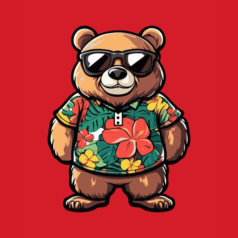 Bear Comic Vacation