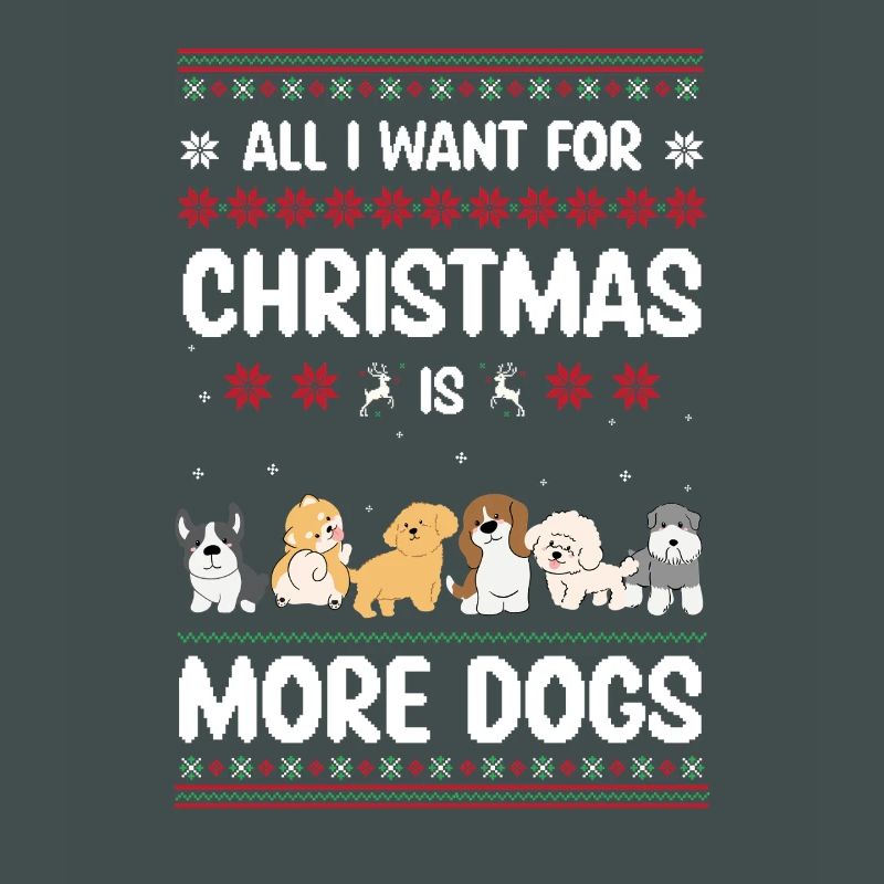 Cadeau de pull de Noël moche pour chiens de Noël