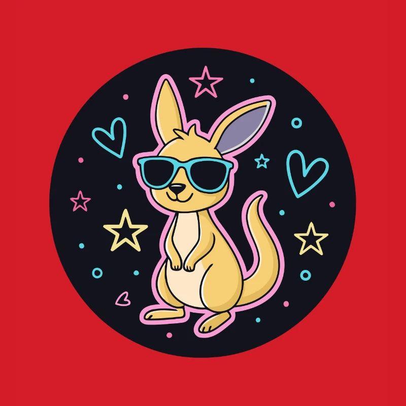 Neon Kangaroo Glasses