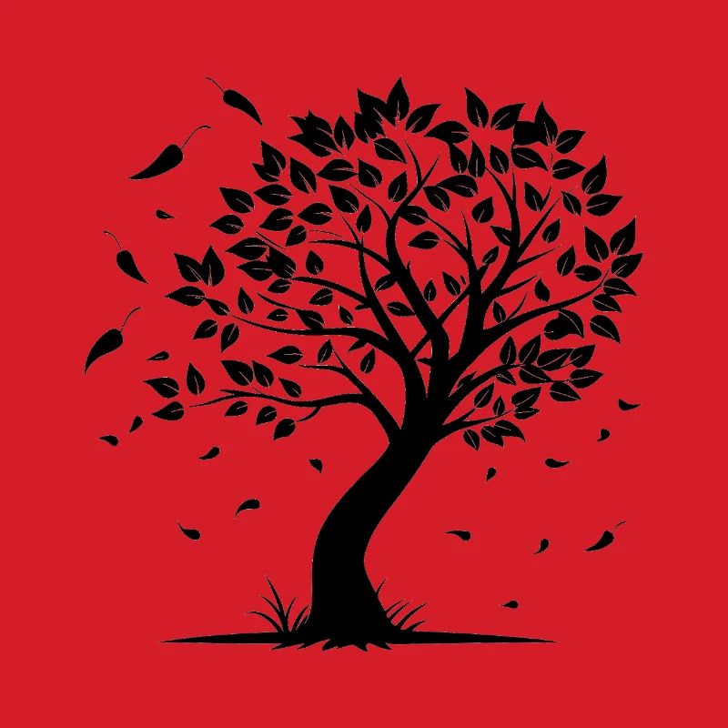 Tree with wind