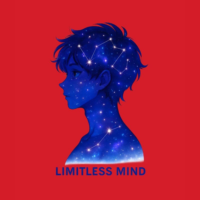 Limitless Mind Galaxy Silhouette