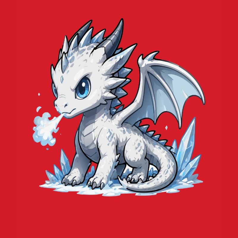 Kristall-Eisdrache