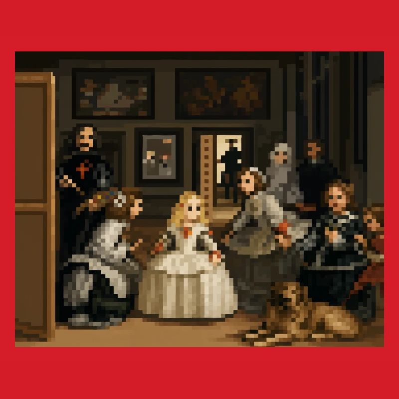 Pixelated Las Meninas