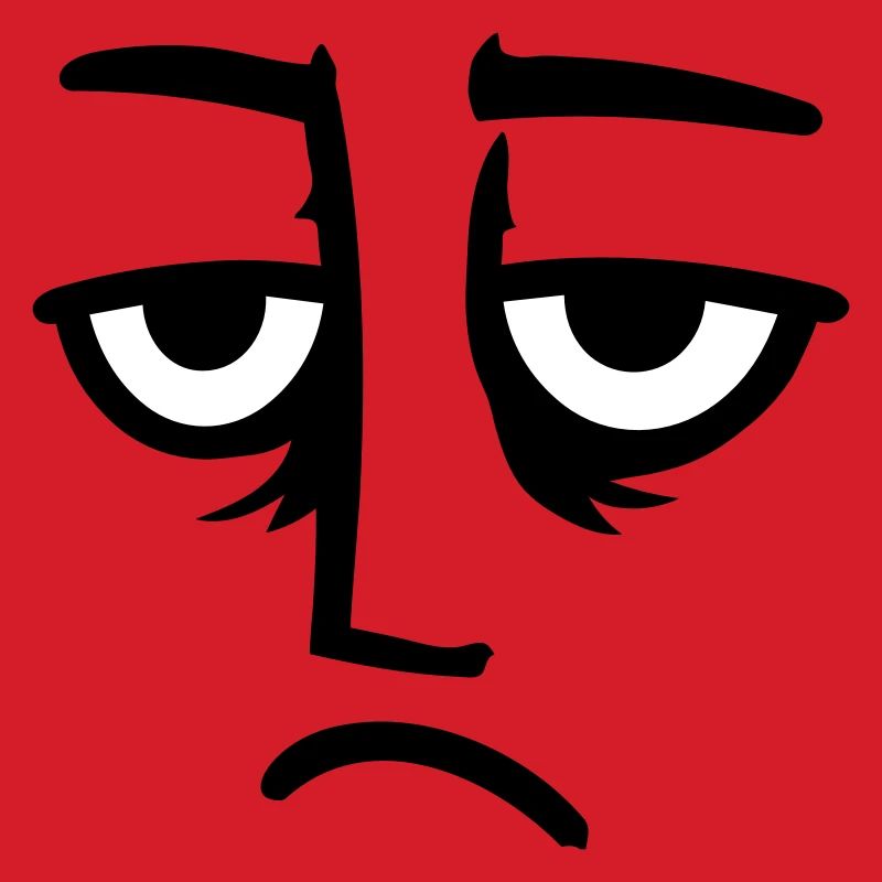 Grumpy sad disappointed face funny