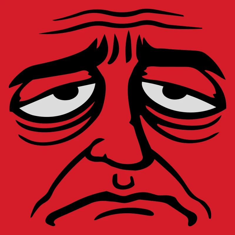 Grumpy sad disappointed face funny