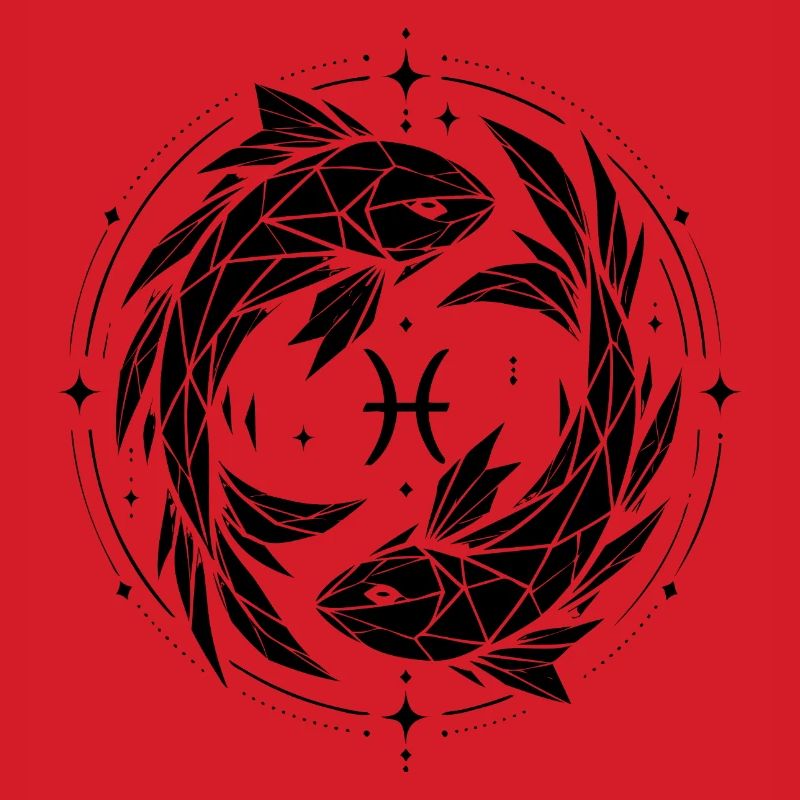 Pisces Symbol – Gentle & Modern