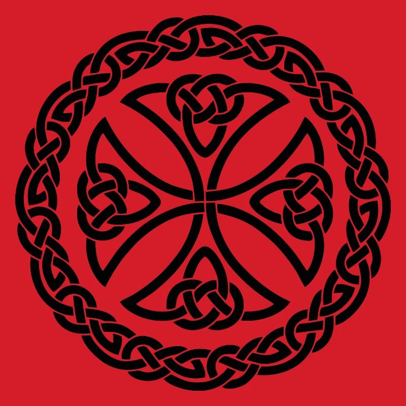 Circular Celtic Knot Emblem