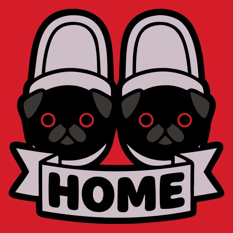 Pug Slippers Home Banner