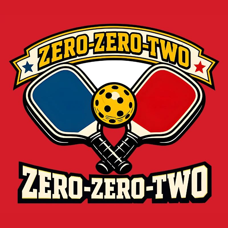 Zero-Zero-Two Paddle Ball Emblem