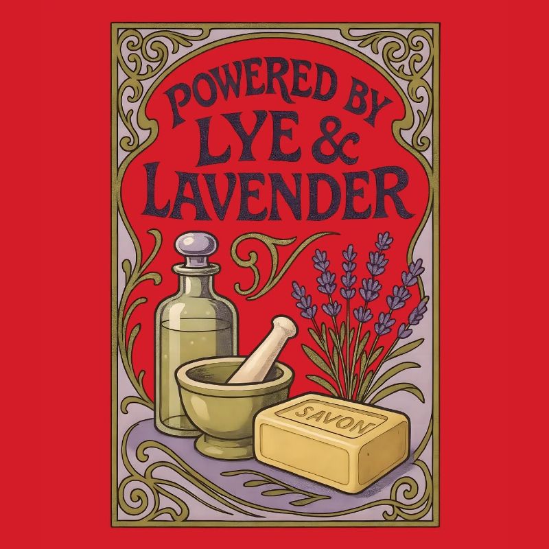 Lye & Lavender | Soap boiling