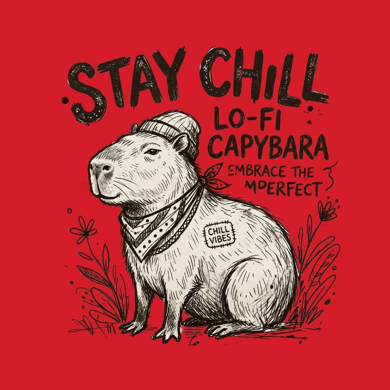 Capybara Chill LoFi Artwork