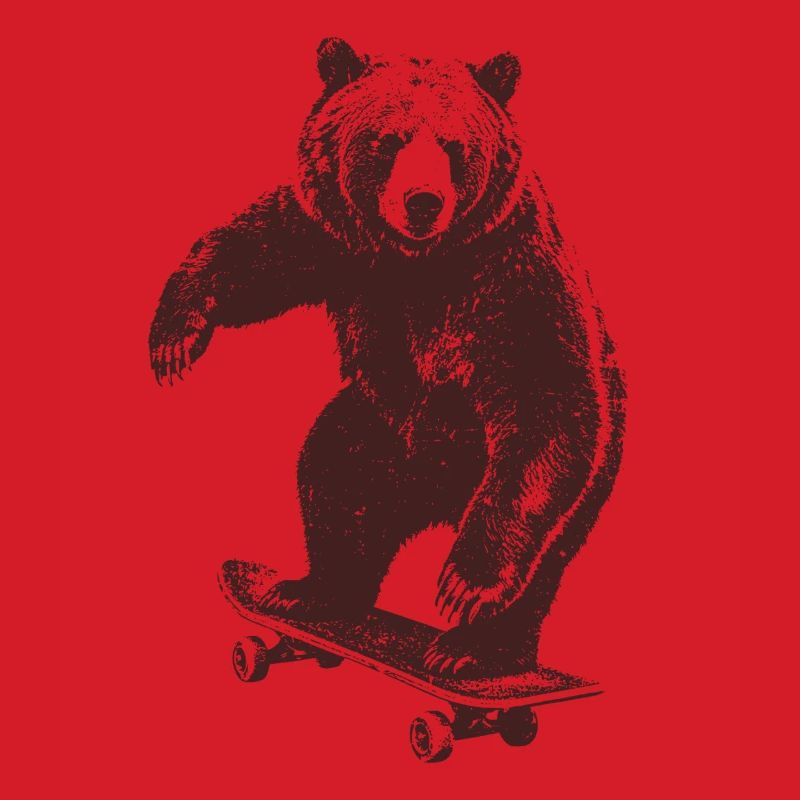 Skating Bear