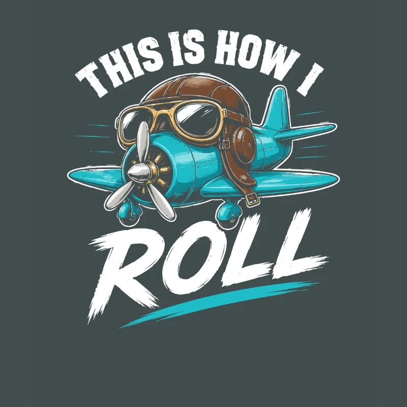 Propellerflugzeug Roll Spruch