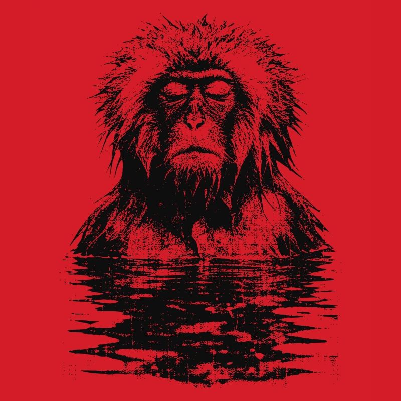 Onsen Macaque Monkey