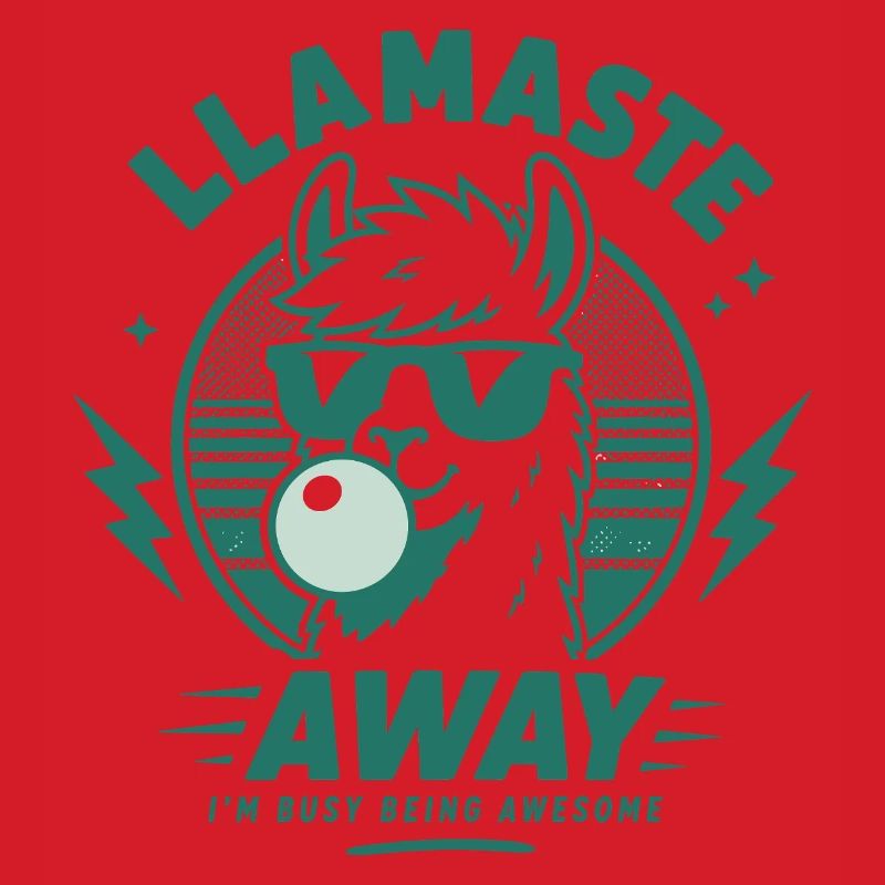 Llamaste Away Funny Lama