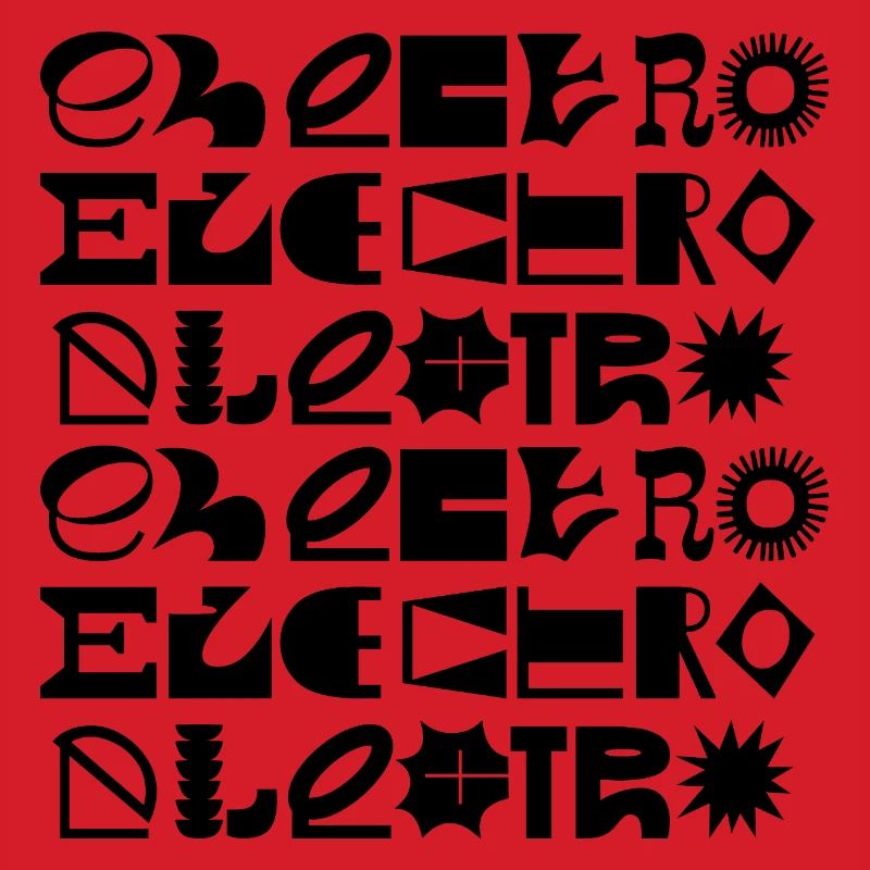 Conception de logo typographique de musique électro