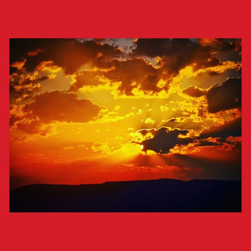 Sunset Fire Rays