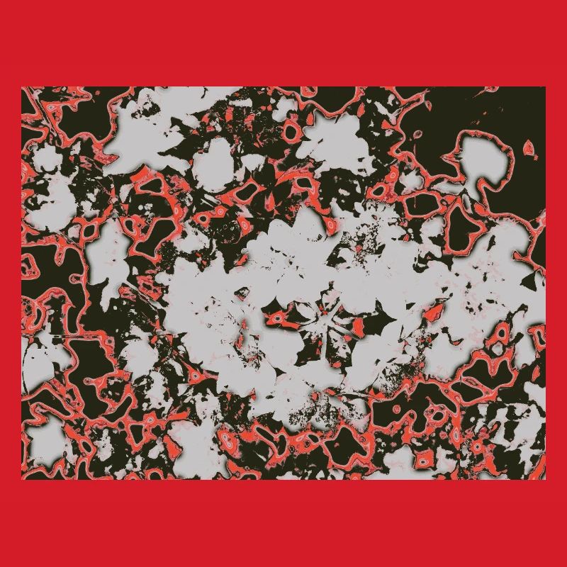 Red Nebula Abstract Pattern