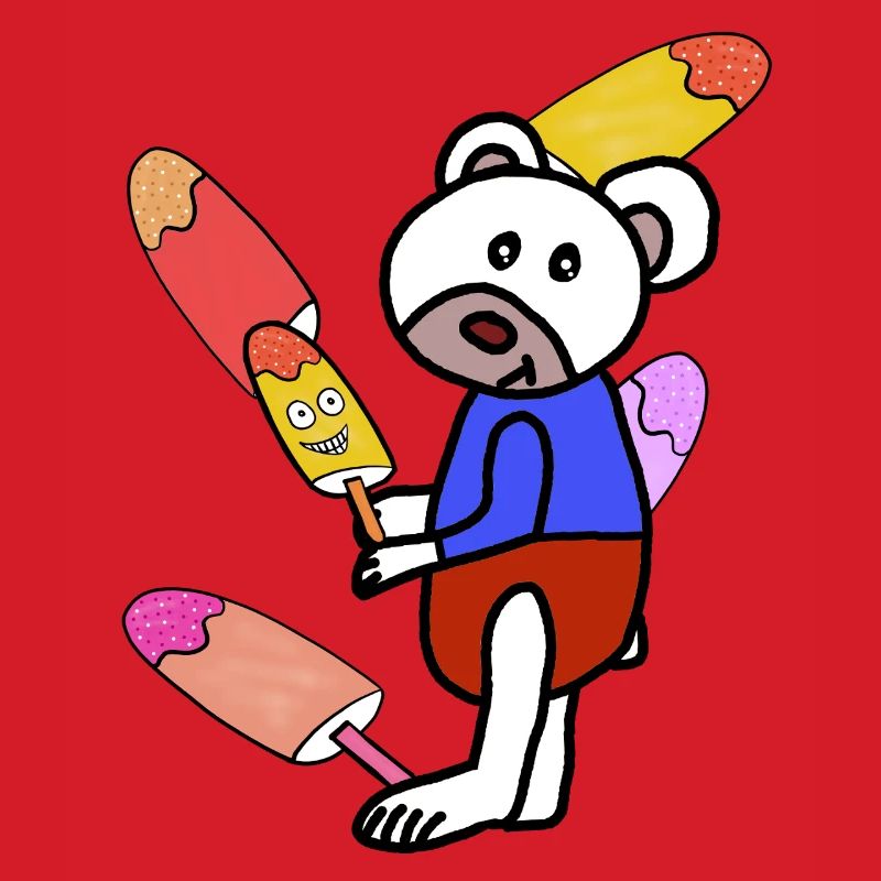 Eisbär Eisbären Eiskrem Eis Kinder Bär 