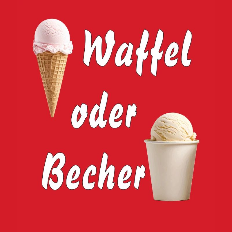 EIS WAFFEL ODER BECHER