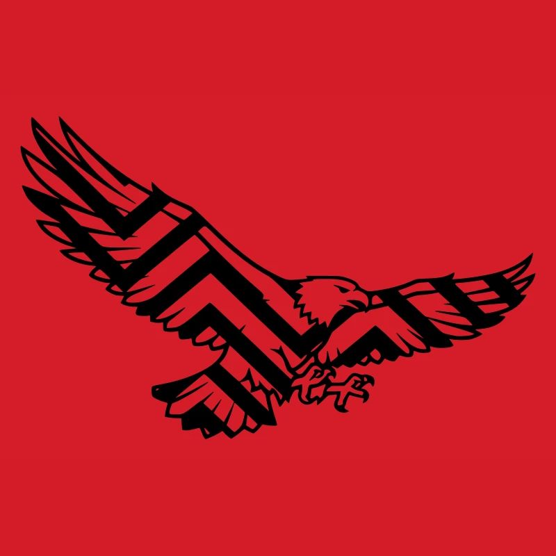 Eagle Geometric Polygon Logo