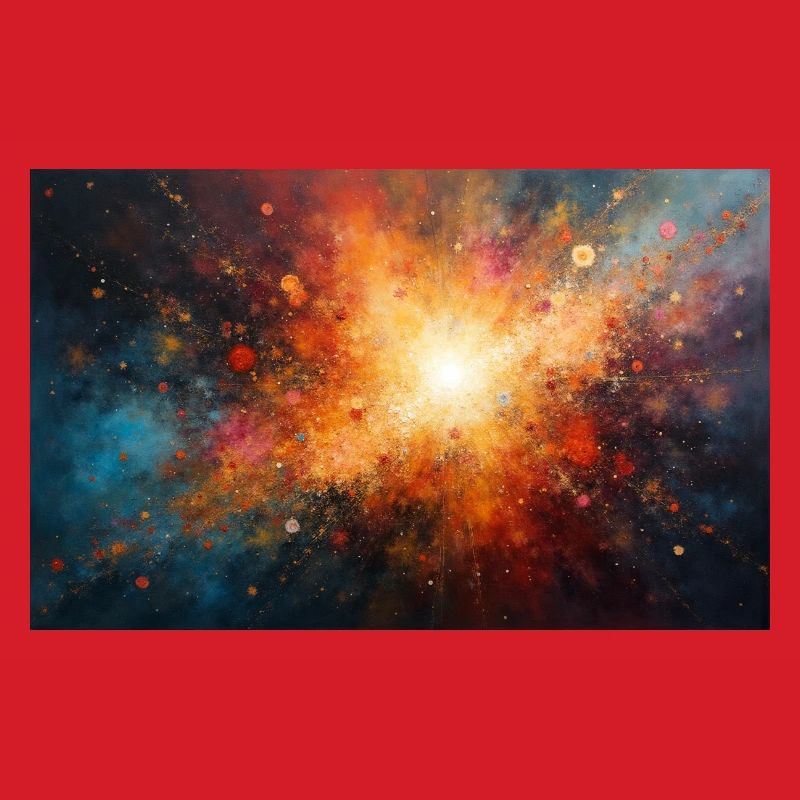 Explosion de la nébuleuse à explosion cosmique