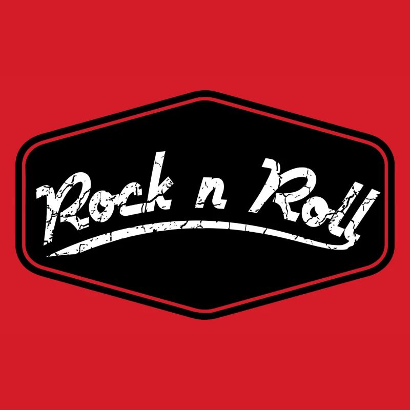 Rock n Roll Schild Shape