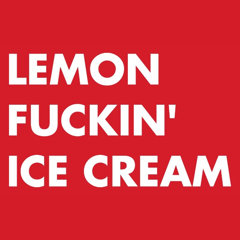 Lemon cream - white lettering