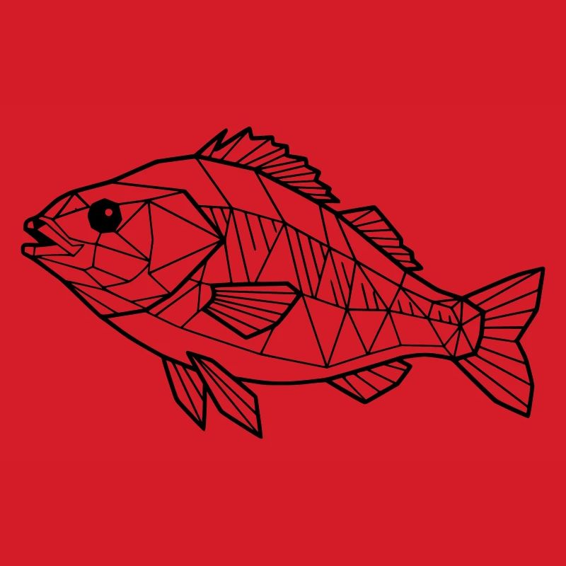 Geometric Perch Low Poly