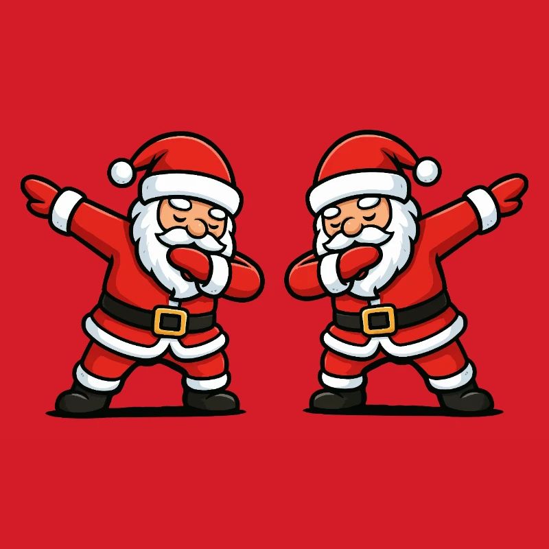 Santa Dab Dancing Comic