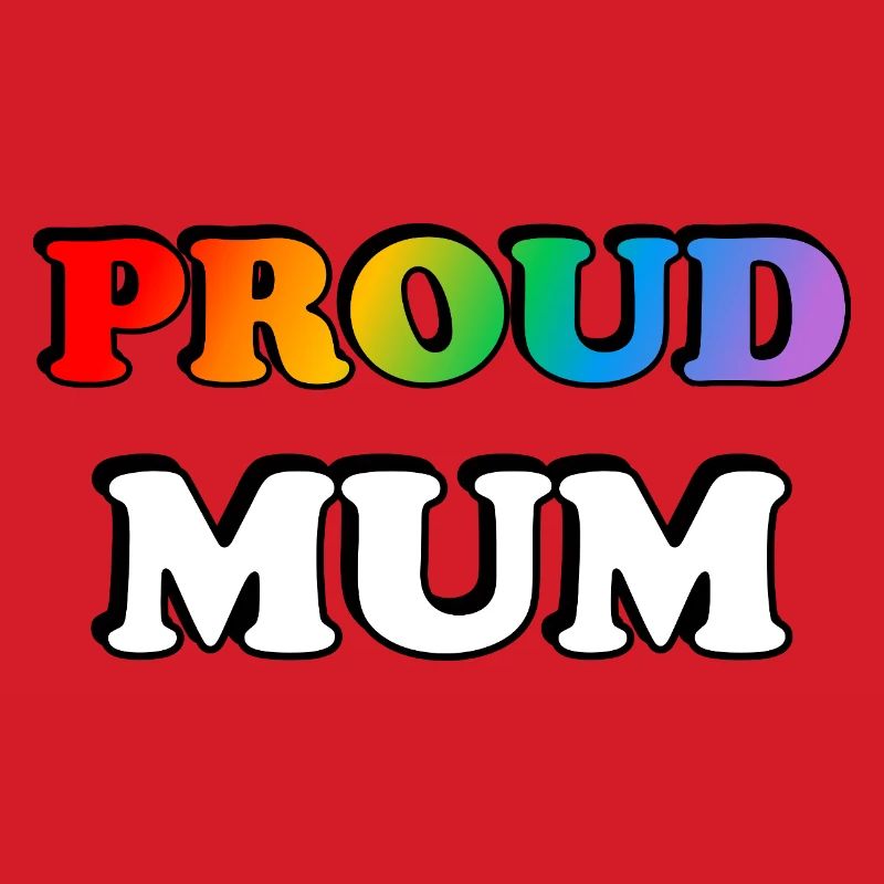 Regenbogen Stolze Mutter LGBTQ Stolz