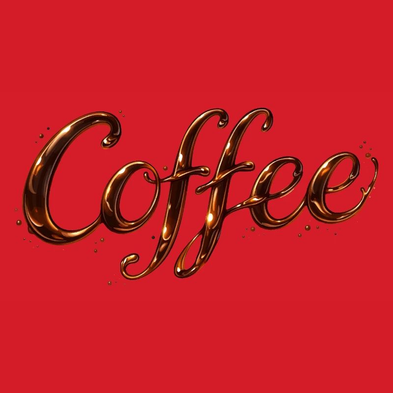 Coffee Lettering Coffee Illustration