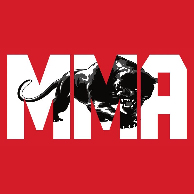 MMA Design mit einer Raubkatze