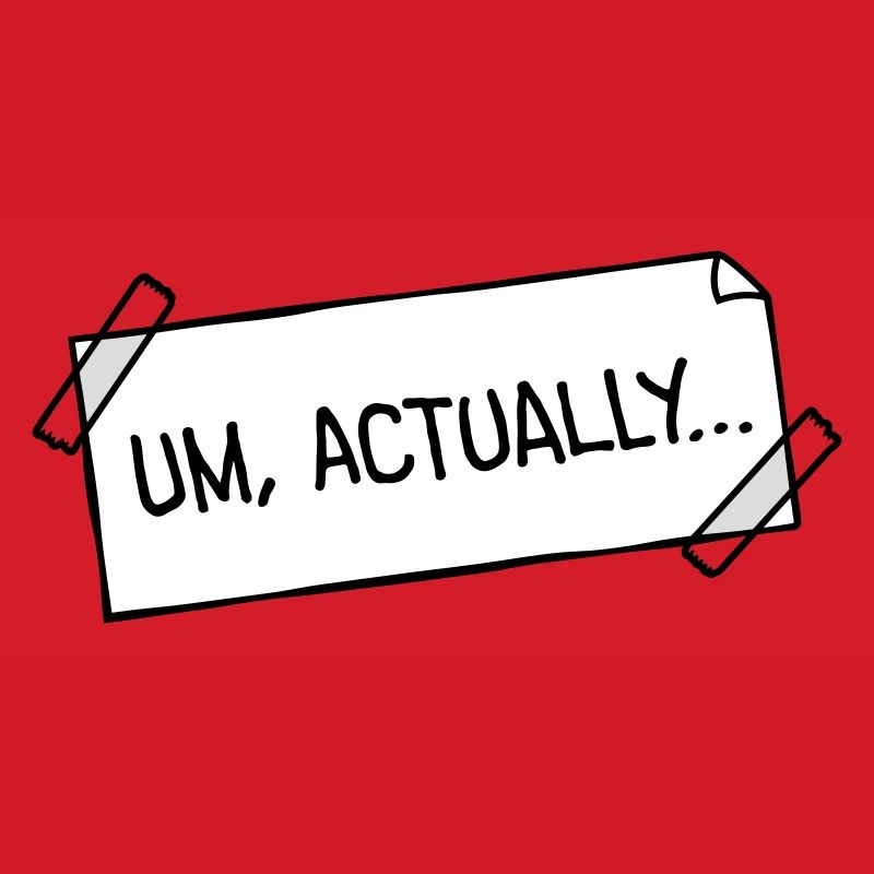 To Actually Stick Notes Nerd Smartass Logo