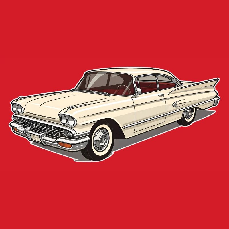 Klassischer Oldtimer - Elegantes Retro-Autodesign