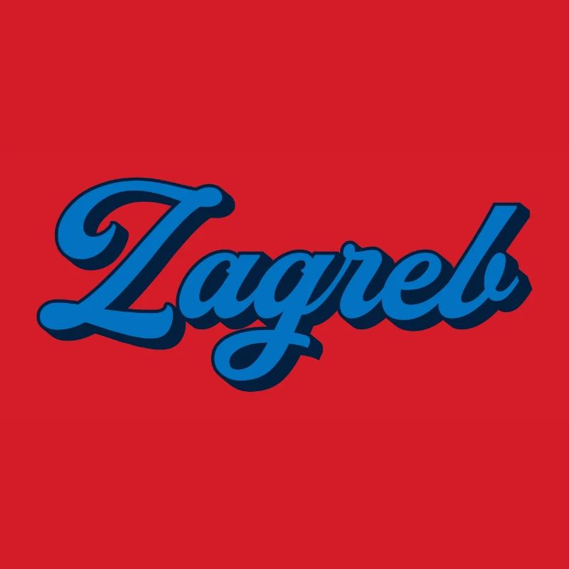 Zagreb Script Logo Stil