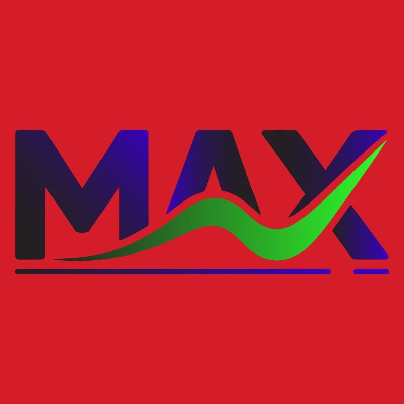 MAX Wave Gradient Logo Tee