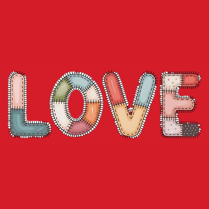 Love Patchwork Nähen Handarbeit Design