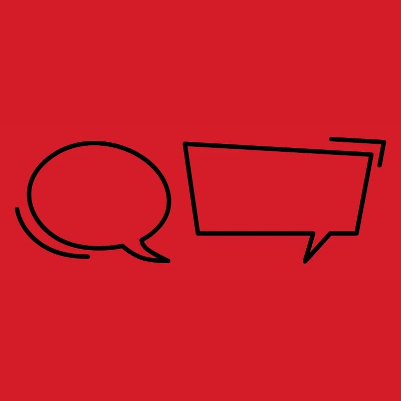 Comic speech bubbles