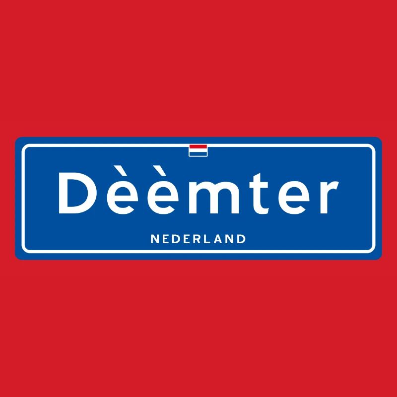 Panneau de nom de lieu Dèèèmter (Deventer)