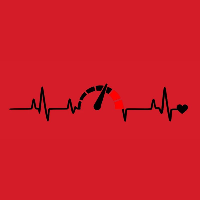 Roter Segmentbogen Logo Muster