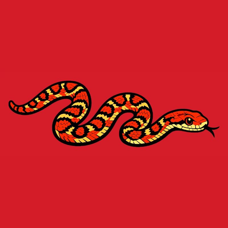 Fiery Snake Pattern