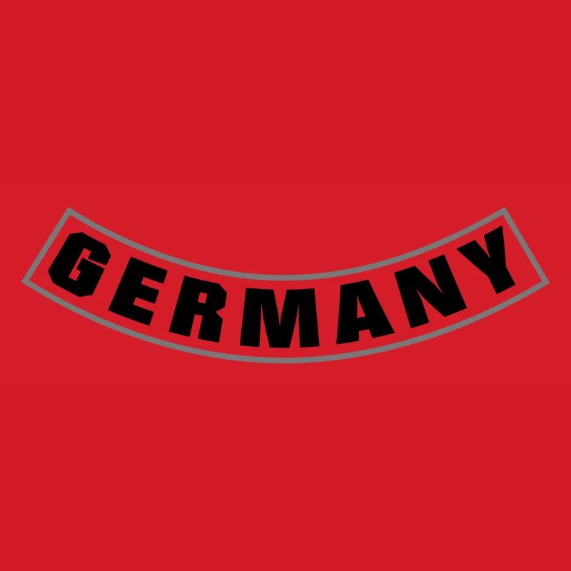 Germany Rocker Patch Bottom Rocker