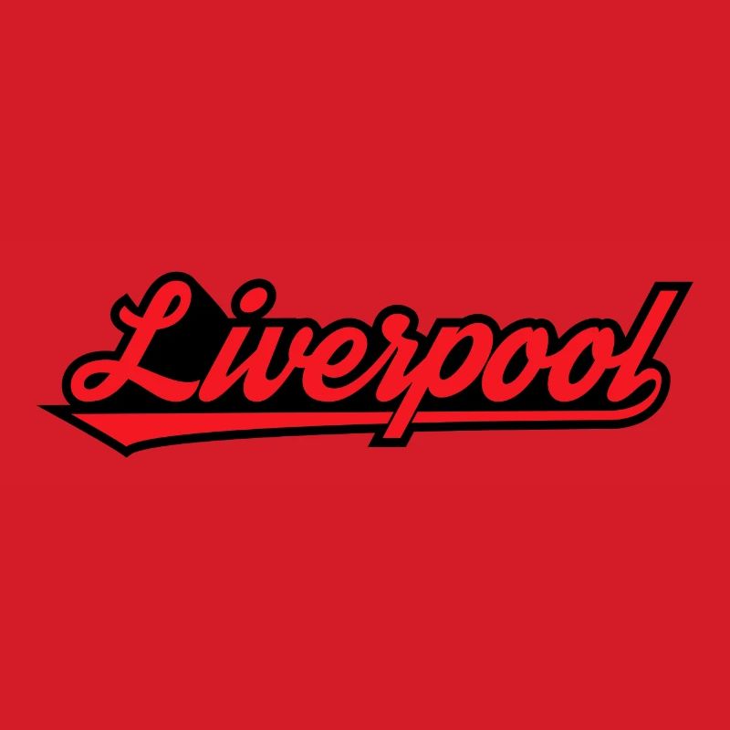 Liverpool Script on Black