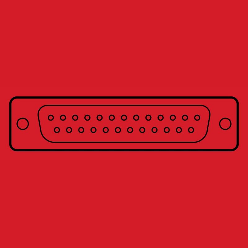 DB 25 Connector Parallel, Drucker